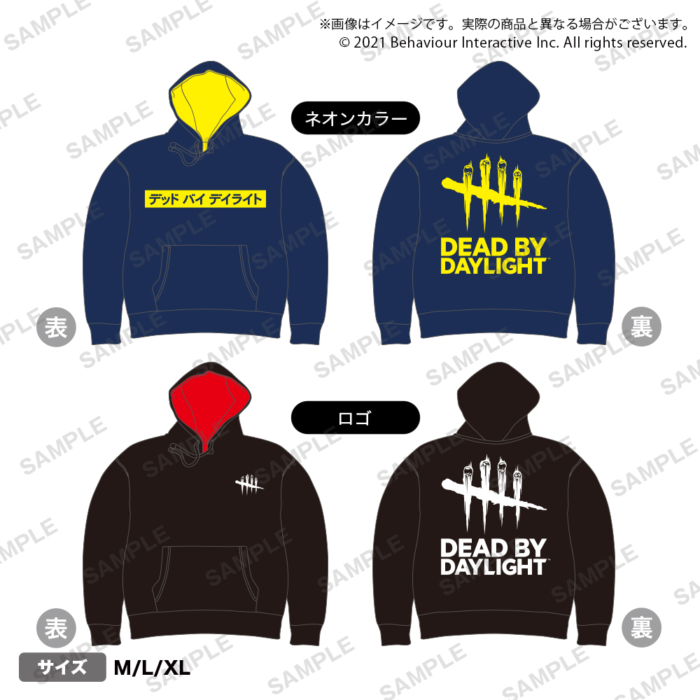 Dead by Daylight ロゴパーカー（BLACK/RED／ネオンカラー）｜グッズ｜ブシロードクリエイティブ