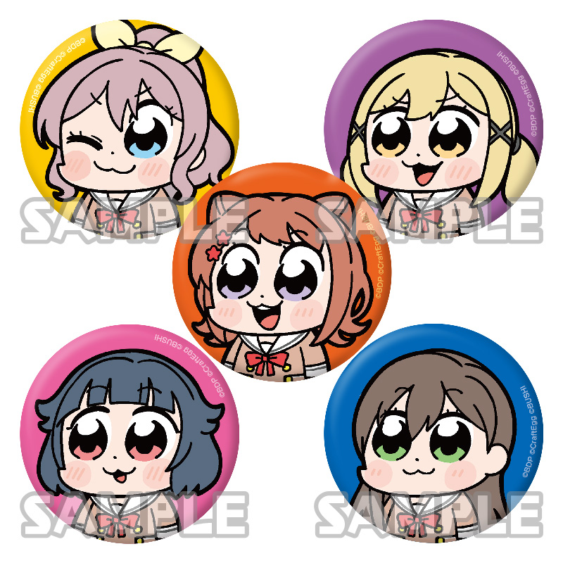 大川ぶくぶ×BanG Dream! トレーディングカンバッジ｜グッズ｜ブシロードクリエイティブ