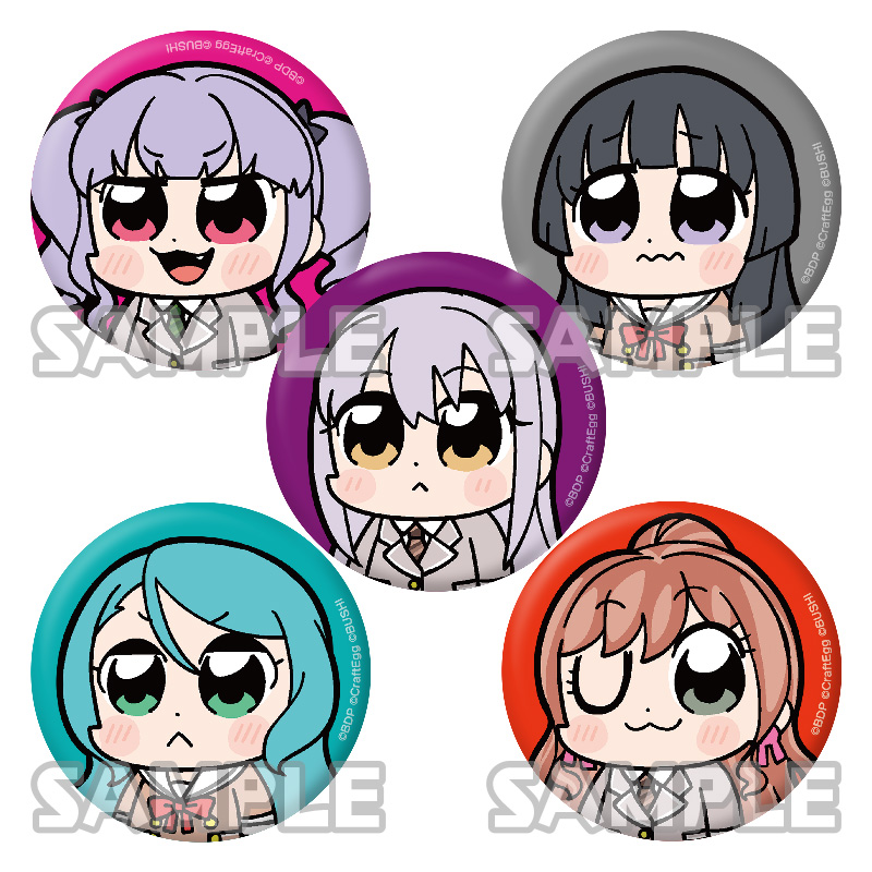 大川ぶくぶ×BanG Dream! トレーディングカンバッジ｜グッズ｜ブシロードクリエイティブ