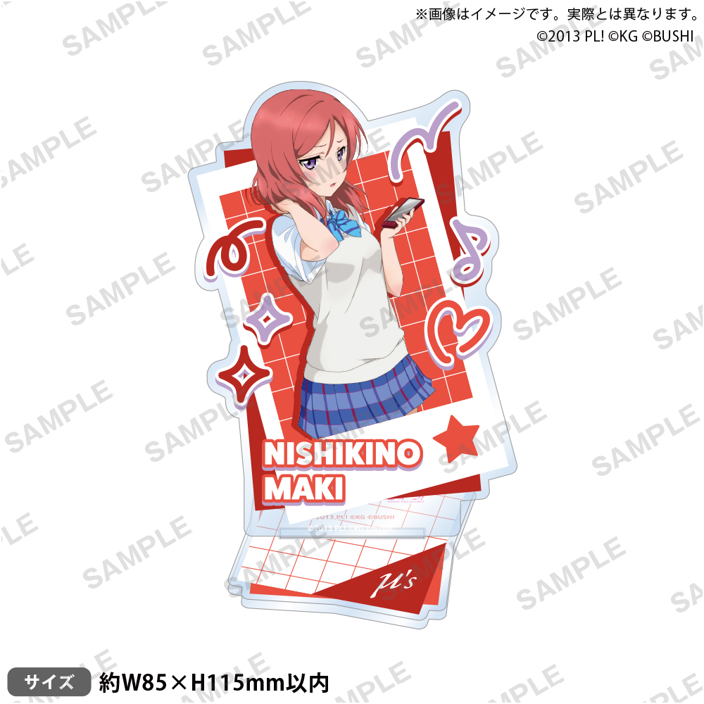 ラブライブ μ's アクリルスタンド アイドル衣装 ラブライブ！スクールアイドルフェスティバル アクリルスタンド μ's